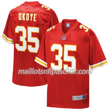 Maillot Kansas City Chiefs Christian Okoye 35 Nike Rouge - Homme